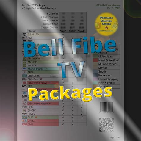 bell fibe channel packages